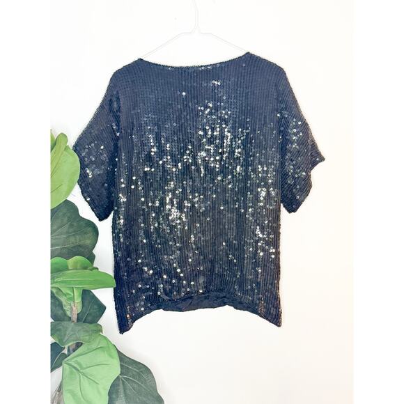 Vintage Jean for Joseph Le Bon Silk Sequin Top - Picture 5 of 5